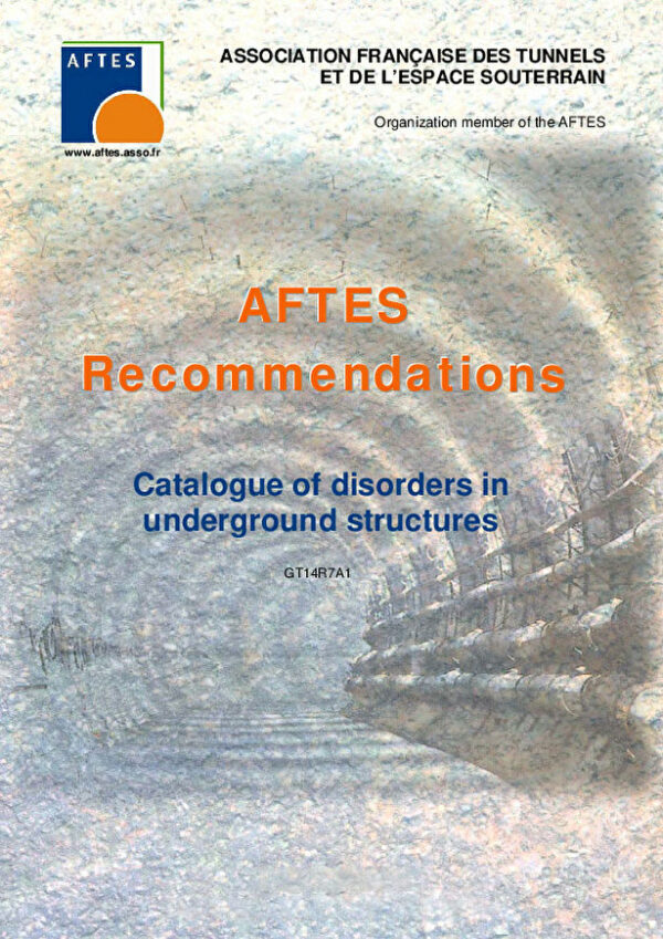Catalogue of disorders in underground structures