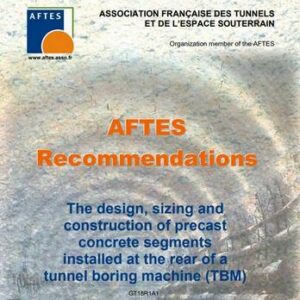 The design, sizing and construction of precast concrete segments installed at the rear of a tunnel boring machine (TBM)