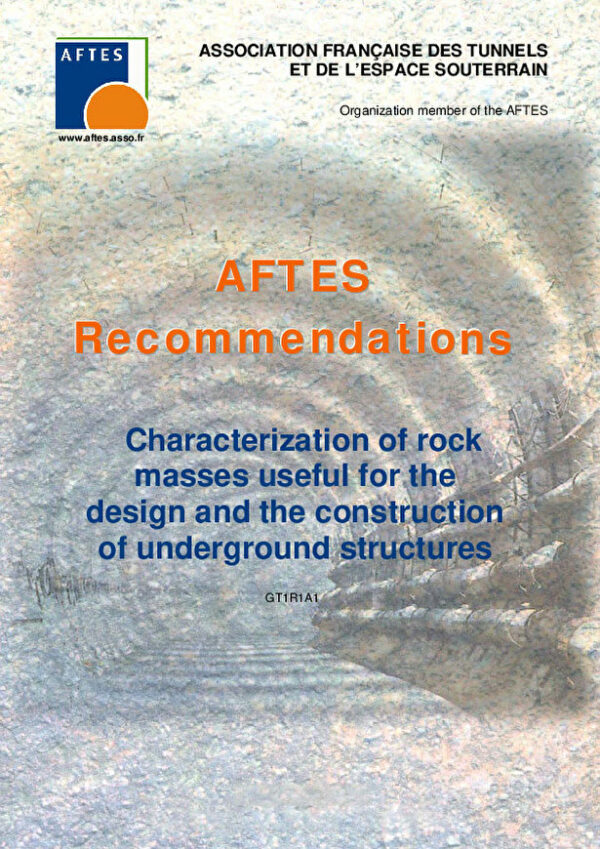 Characterization of rock masses useful for the design and the construction of underground structures