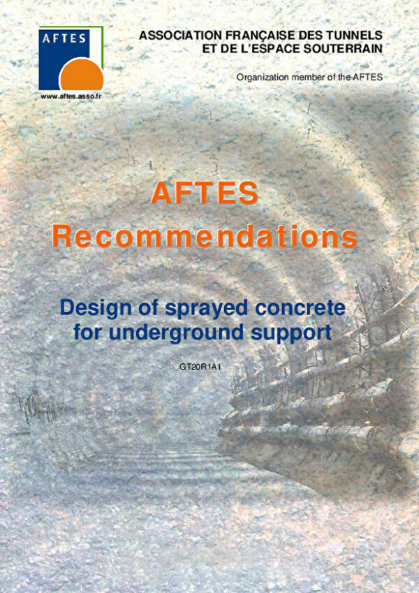 Design of sprayed concrete for underground support