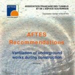 Ventilation of underground works during construction