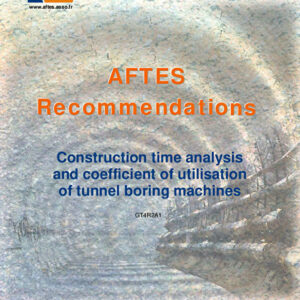 Construction time analysis and coefficient of utilisation of tunnel boring machines
