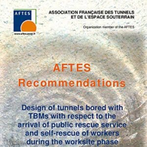 Design of tunnels bored with TBMs with respect to the arrival of public rescue service and self-rescue of workers during the worksite phase