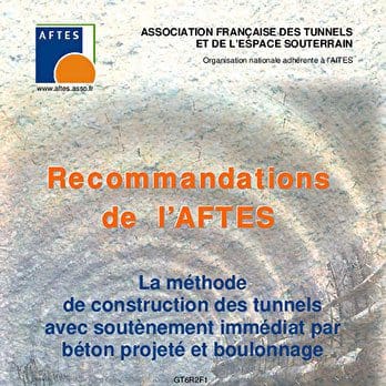 La méthode de construction des tunnels avec soutènement immédiat par béton projeté et boulonnage