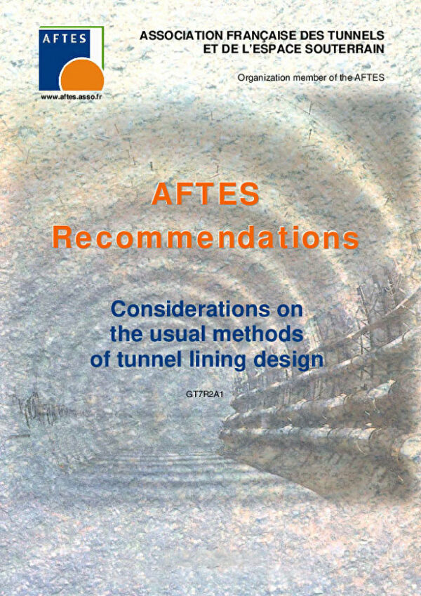 Considerations on the usual methods of tunnel lining design