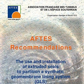 The use and installation of extruded seals to partition a synthetic geomembrane lining system (GLS)
