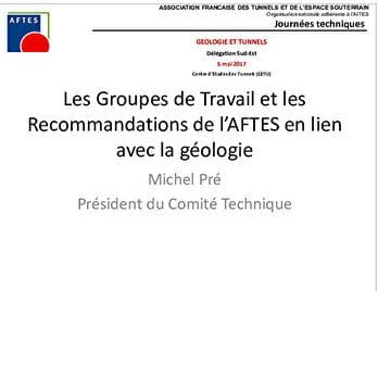 Géologie et tunnels en Rhône-Alpes