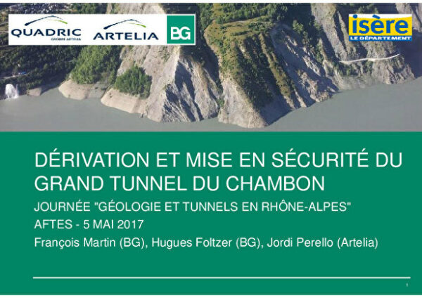 Géologie et tunnels en Rhône-Alpes