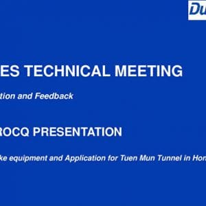 Équipements périphériques dans la construction de tunnels - Innovations et retours d’expériences