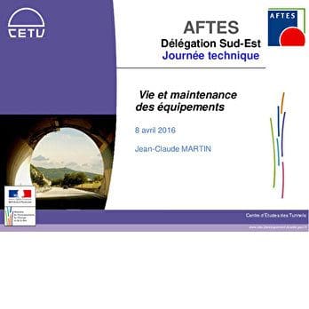 Équipements dans les tunnels