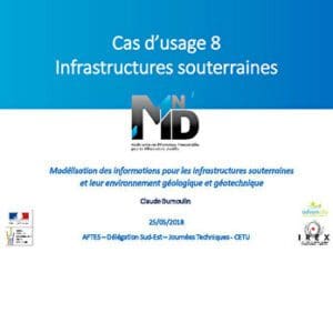 Nouvelles technologies numériques en travaux souterrains