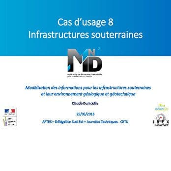 Nouvelles technologies numériques en travaux souterrains