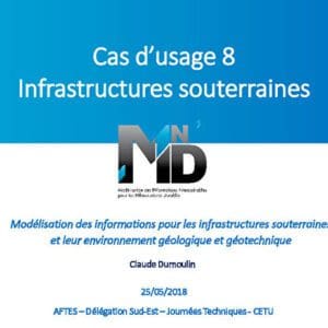 Nouvelles technologies numériques en travaux souterrains