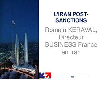 Le point sur les projets en Iran