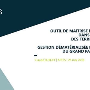 Nouvelles technologies numériques en travaux souterrains