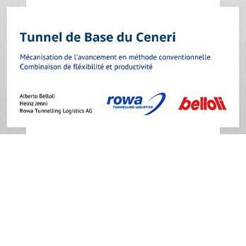Construction conventionnelle des tunnels - Innovations et retours d’expériences