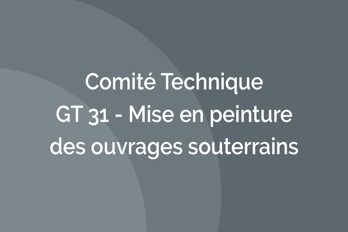 GT 31 - Mise en peinture des ouvrages souterrains