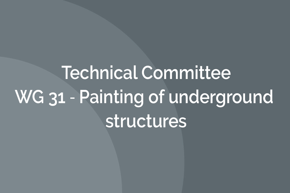 WG 31 ‐ Painting of underground structures