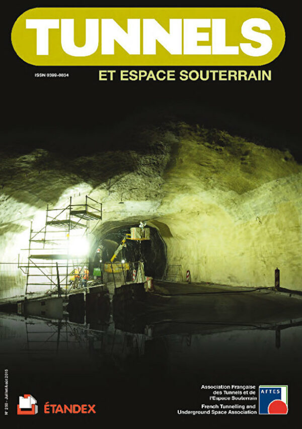 Tunnels et Espaces Souterrain - Juillet-Août 2015
