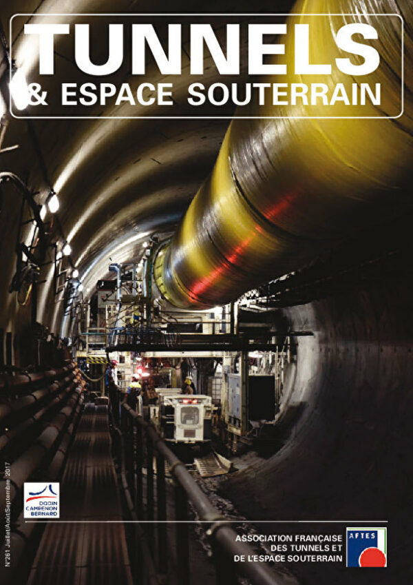 Tunnels et Espaces Souterrain - Juillet-Août-Septembre 2017