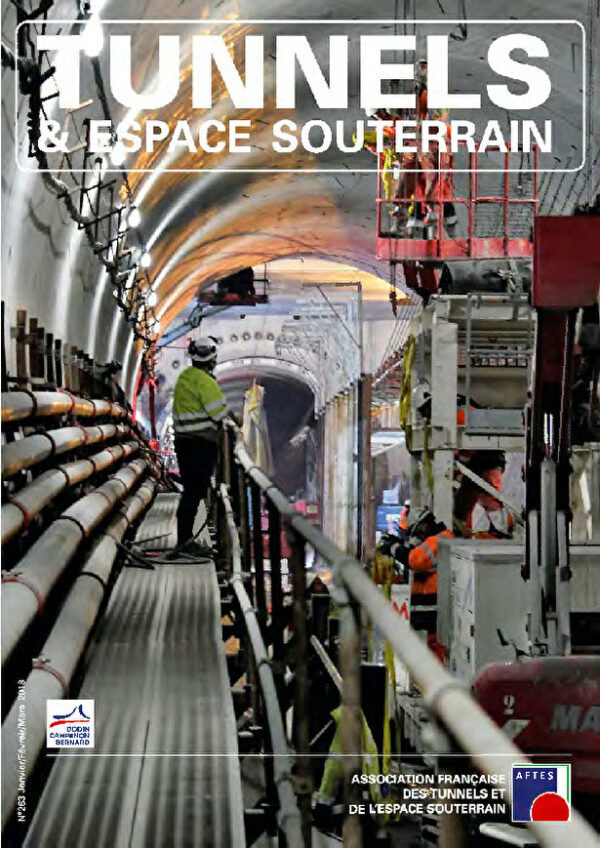 Tunnels et Espaces Souterrain - Janvier-Février-Mars 2018