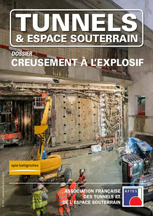Tunnels et Espaces Souterrain - Juillet-Août-Septembre 2019