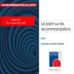 Point sur les recommandations techniques AFTES