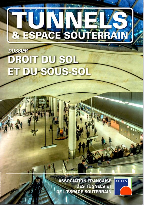 Tunnels et Espaces Souterrain – N° 276 – Avril/Mai/Juin 2021 - AFTES