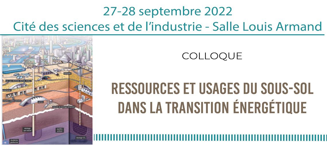 AFTES Colloque ressources transition energetique