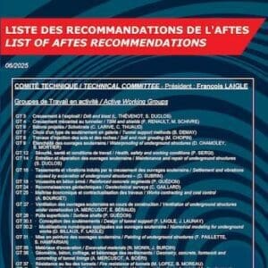 Liste des recommandations de l'AFTES