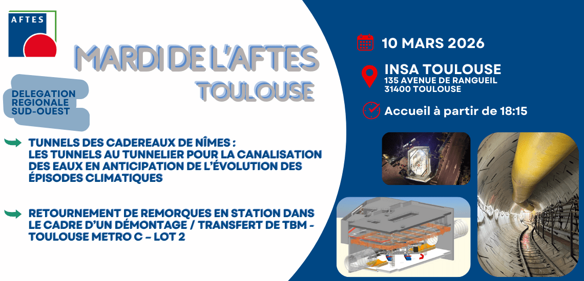 Mardi de l&rsquo;AFTES 10 mars 2026